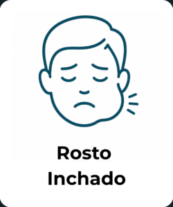 rosto inchado